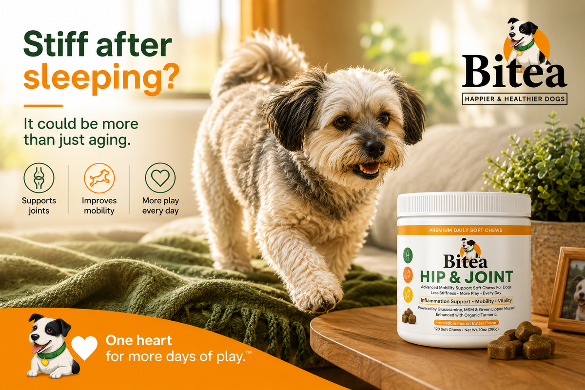 Dog Stiff After Sleeping? Causes, Warning Signs & How to Help