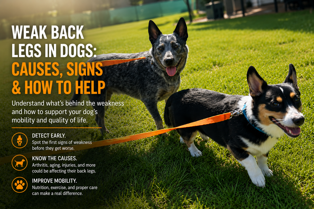 Weak Back Legs in Dogs: What They Can Mean and How to Help Your Dog Stay Active
